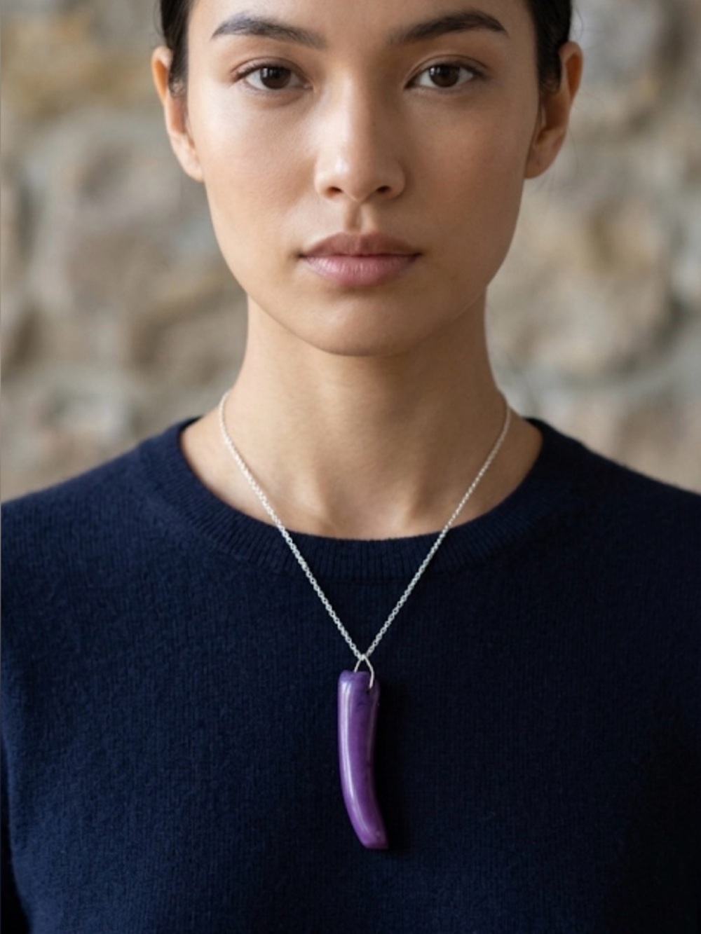 Purple Coral Pendant